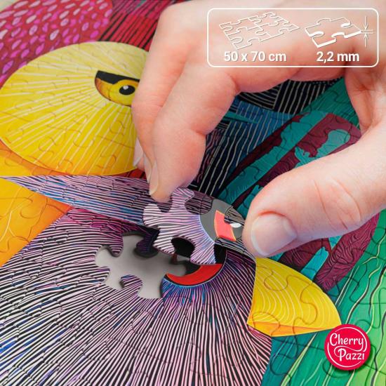 Puzzle Cherry Pazzi Vogelclub 1000 Teile