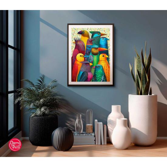 Puzzle Cherry Pazzi Vogelclub 1000 Teile