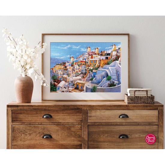 Cherry Pazzi Santorini Farbpuzzle 1000 Teile