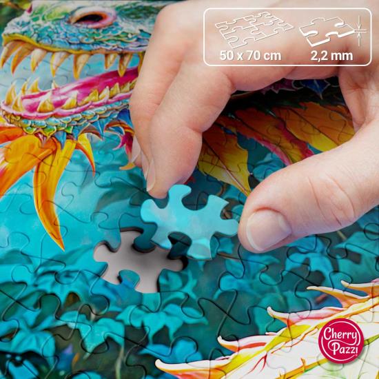 Puzzle Cherry Pazzi Viel Glück Drache 1000 Teile