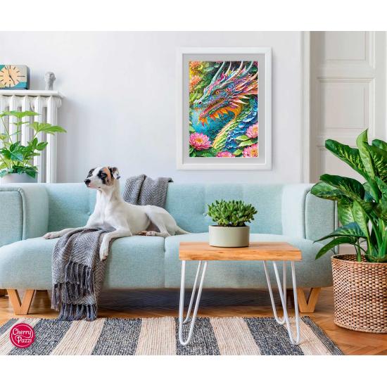 Puzzle Cherry Pazzi Viel Glück Drache 1000 Teile