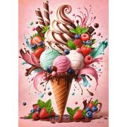 Puzzle Cherry Pazzi Süße Glückseligkeit 1000 Teile