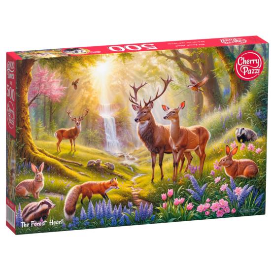 Puzzle Cherry Pazzi Das Waldherz 500 Teile