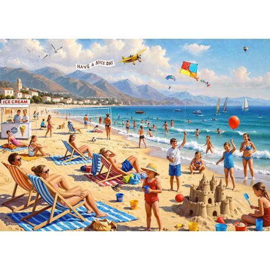Puzzle Cherry Pazzi Der Strandtag XXL 300 Teile