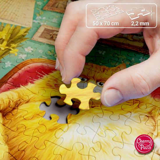 Puzzle Cherry Pazzi Fitnessstart 1000 Teile