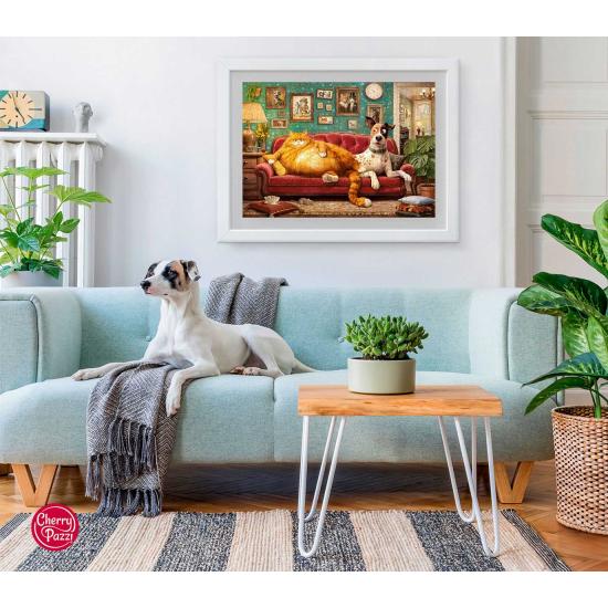 Puzzle Cherry Pazzi Fitnessstart 1000 Teile