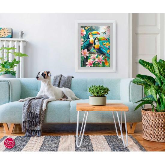 Puzzle Cherry Pazzi Das Paradies der Tukane 1000 Teile