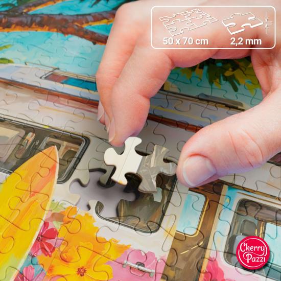 Puzzle Cherry Pazzi Warten Auf Die Wellen 1000 Teile