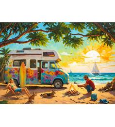 Puzzle Cherry Pazzi Warten Auf Die Wellen 1000 Teile