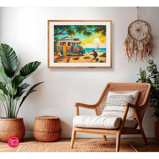 Puzzle Cherry Pazzi Warten Auf Die Wellen 1000 Teile