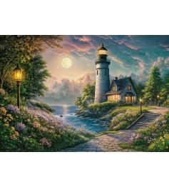 Cherry Pazzi Leuchtturm im Mondlicht Puzzle 500 Teile