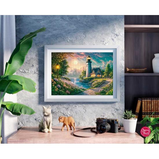 Cherry Pazzi Leuchtturm im Mondlicht Puzzle 500 Teile
