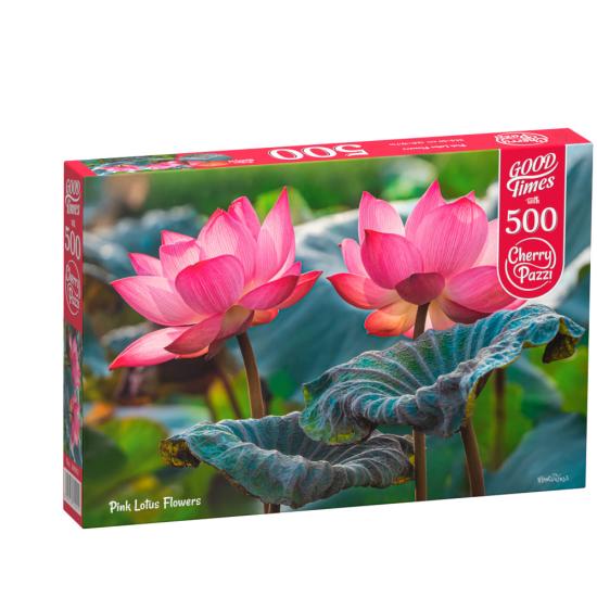 Cherry Pazzi Puzzle Rosa Lotusblumen 500 Teile