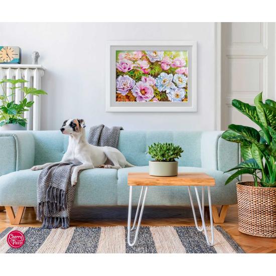 Kirschpazzi-Blumen-Puzzle, Poenyssimo Opus 5 von 1000 Teilen