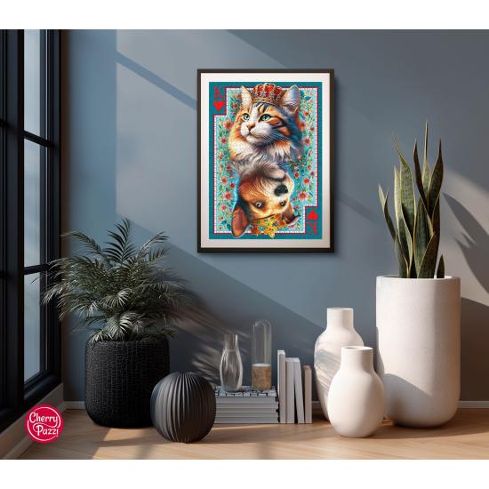 Puzzle Cherry Pazzi Die Königliche Karte 1000 Teile