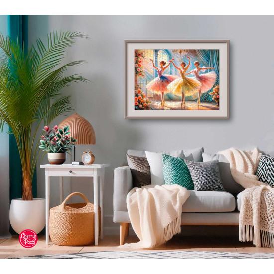 Puzzle Cherry Pazzi Anmut in Bewegung 1000 Teile