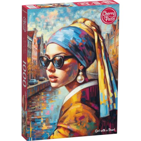 Puzzle Cherry Pazzi Mädchen mit einer Perle 1000 Teile Puzzle Cherry Pazzi Mädchen mit einer Perle 1000 Teile
