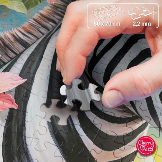 Puzzle Cherry Lady Zebra 1000 Teile