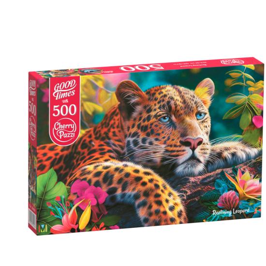 Cherry Pazzi Liegender Leopard Puzzle 500 Teile