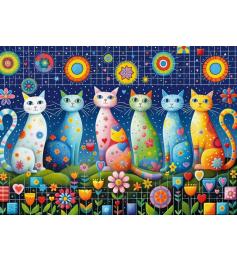 Puzzle Cherry Pazzi Niedliche Schnurrhaare 1000 Teile