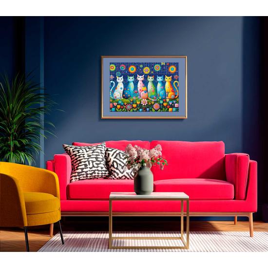 Puzzle Cherry Pazzi Niedliche Schnurrhaare 1000 Teile