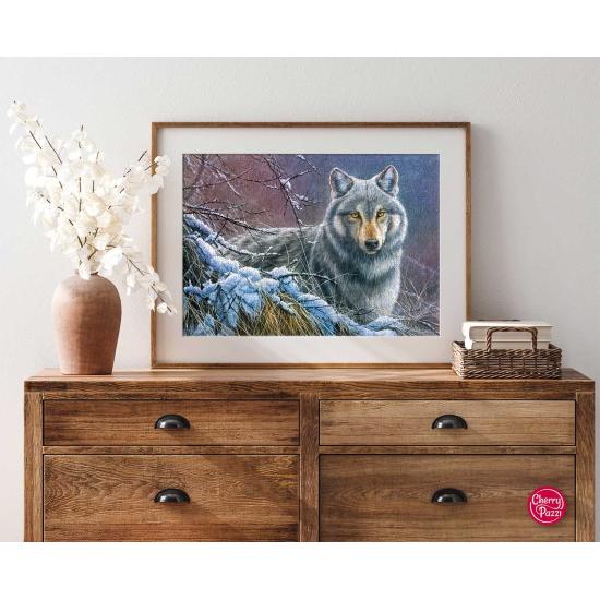 Cherry Pazzi Grauer Wolf Puzzle 1000 Teile