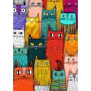 Puzzle Cherry Pazzi Katzen Beherrschen Die Welt 1000 Teile