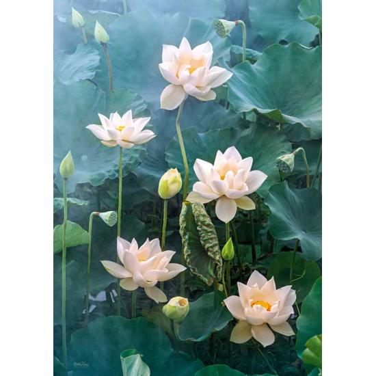 Cherry Pazzi White Lotus 1000-teiliges Puzzle