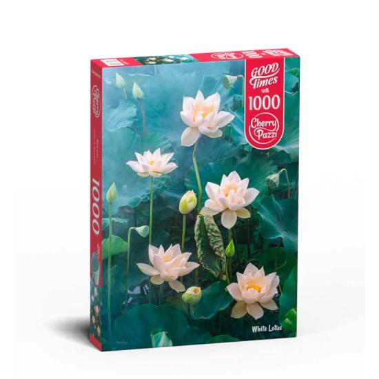 Cherry Pazzi White Lotus 1000-teiliges Puzzle