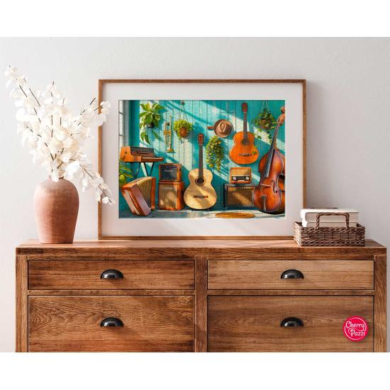 Puzzle Cherry Pazzi Garagenmusik 1000 Teile