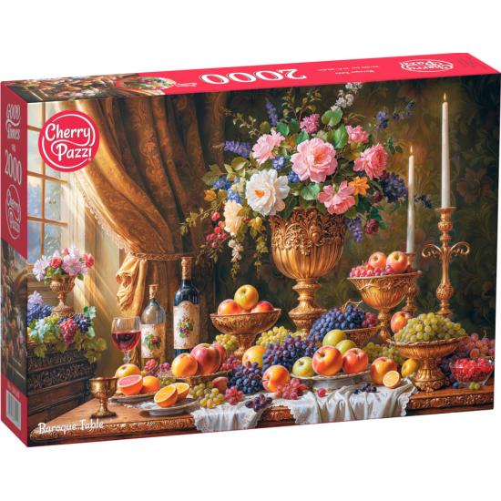 Puzzle Cherry Pazzi Barocktisch 2000 Teile