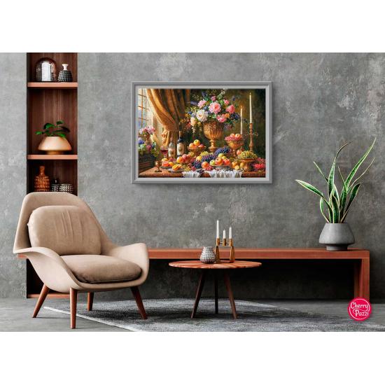 Puzzle Cherry Pazzi Barocktisch 2000 Teile