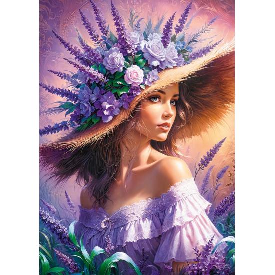 Puzzle Cherry Pazzi Lavendel-Muse, 1000 Teile