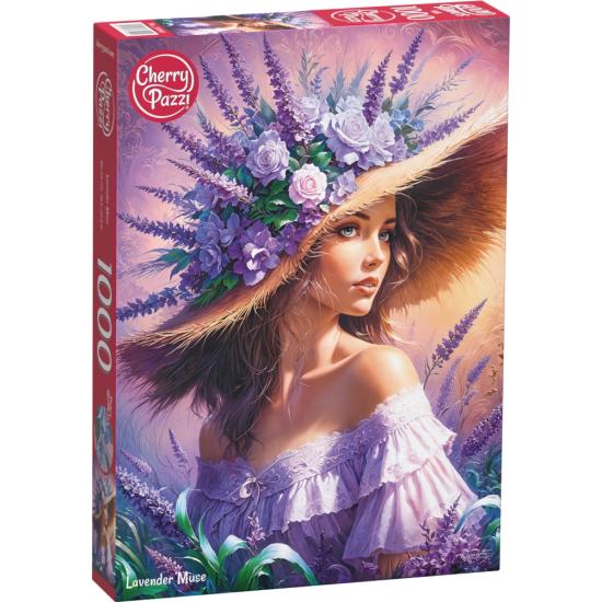 Puzzle Cherry Pazzi Lavendel-Muse, 1000 Teile