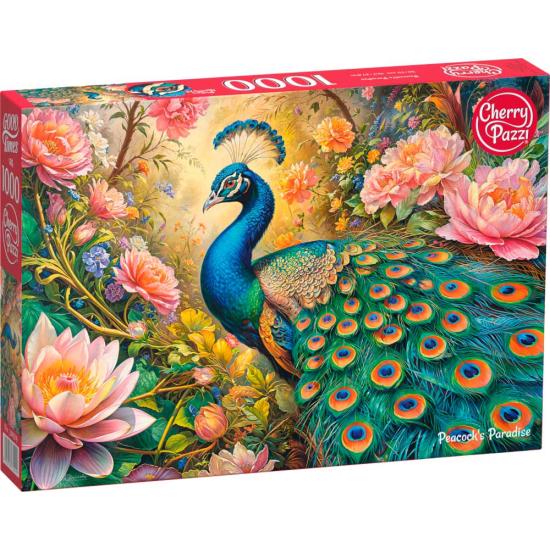 Puzzle Cherry Pazzi Pfauenparadies 1000 Teile Puzzle Cherry Pazzi Pfauenparadies 1000 Teile