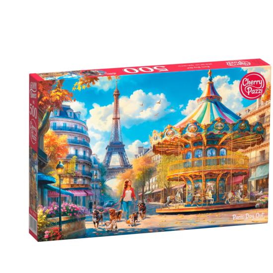 Puzzle Cherry Pazzi Tagesausflug nach Paris 500 Teile Puzzle Cherry Pazzi Tagesausflug nach Paris 500 Teile