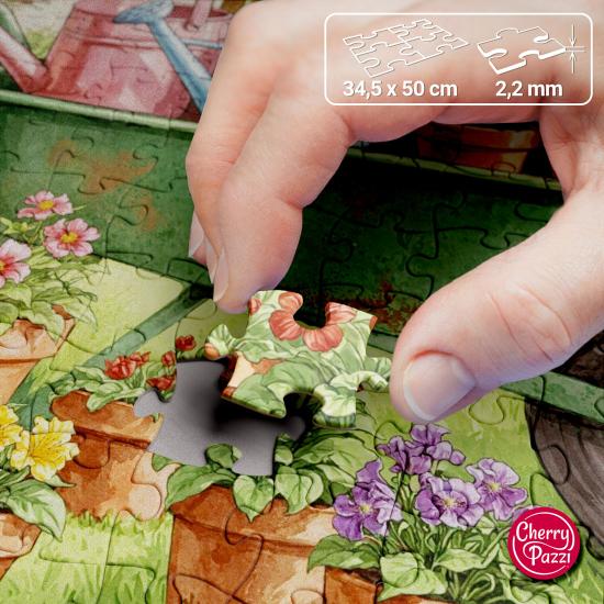 Puzzle Cherry Pazzi Pflanzfreude XXL 300 Teile