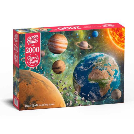 Cherry Pazzi Puzzle Planet Erde im Weltraum 2000 Teile