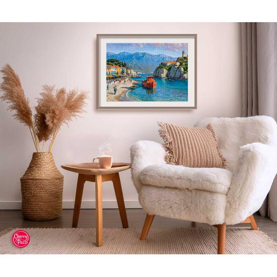 Puzzle Cherry Pazzi Küstendorf 1000 Teile