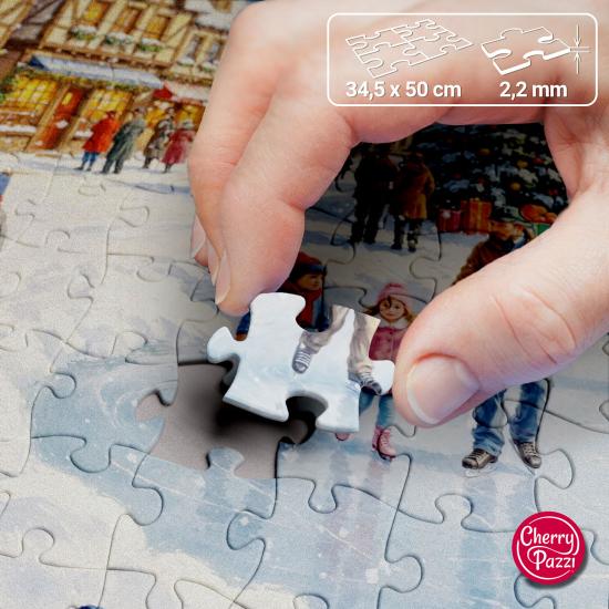 Puzzle Cherry Pazzi Snowglow Village XXL 300 Teile