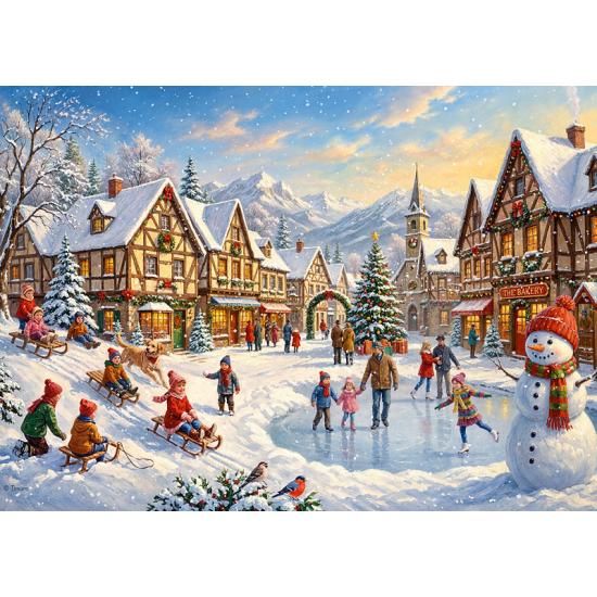 Puzzle Cherry Pazzi Snowglow Village XXL 300 Teile