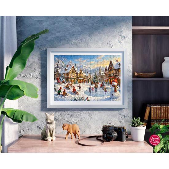 Puzzle Cherry Pazzi Snowglow Village XXL 300 Teile