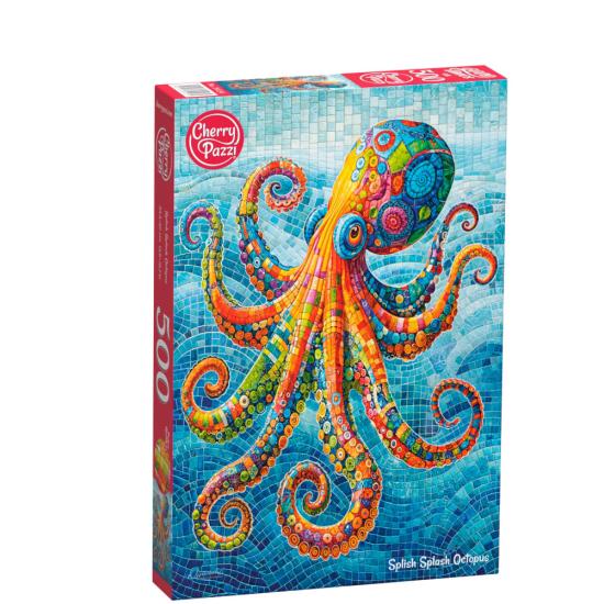 Puzzle Cherry Pazzi Splash Splash Octopus 500 Teile