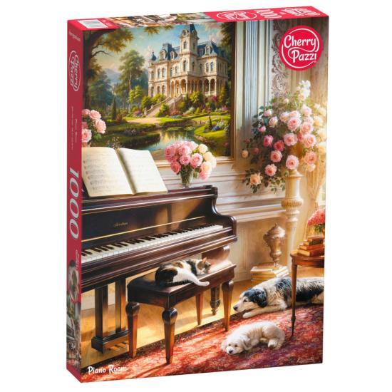 Puzzle Cherry Pazzi Klavierzimmer 1000 Teile