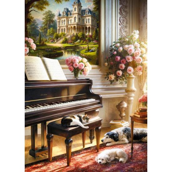 Puzzle Cherry Pazzi Klavierzimmer 1000 Teile