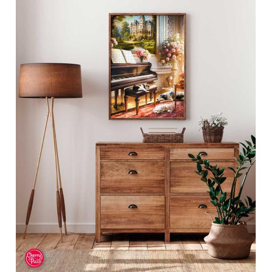 Puzzle Cherry Pazzi Klavierzimmer 1000 Teile