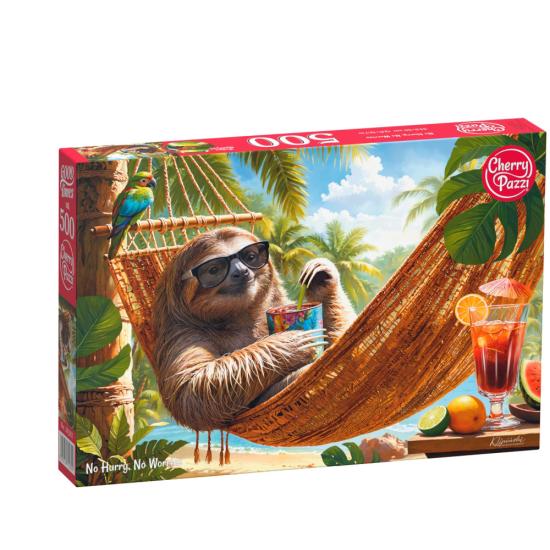 Puzzle Cherry Pazzi Keine Eile, Keine Sorgen 500 Teile