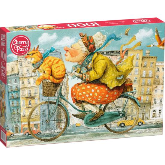 Puzzle Cherry Pazzi Super-Oma 1000 Teile