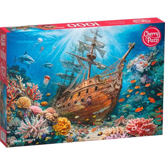 Puzzle Cherry Pazzi Versunkener Schatz 1000 Teile