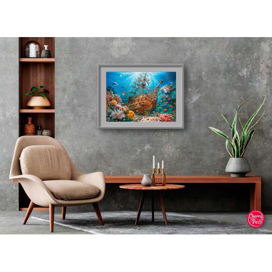 Puzzle Cherry Pazzi Versunkener Schatz 1000 Teile